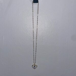 Gold heart necklace